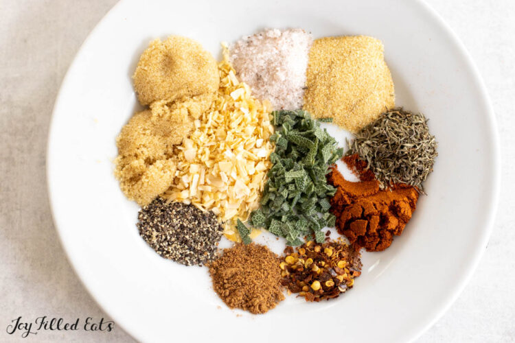 ingredients on plate