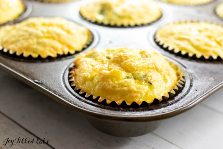 baked egg muffins in tin