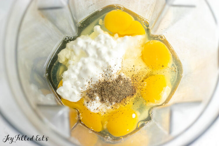 ingredients in blender