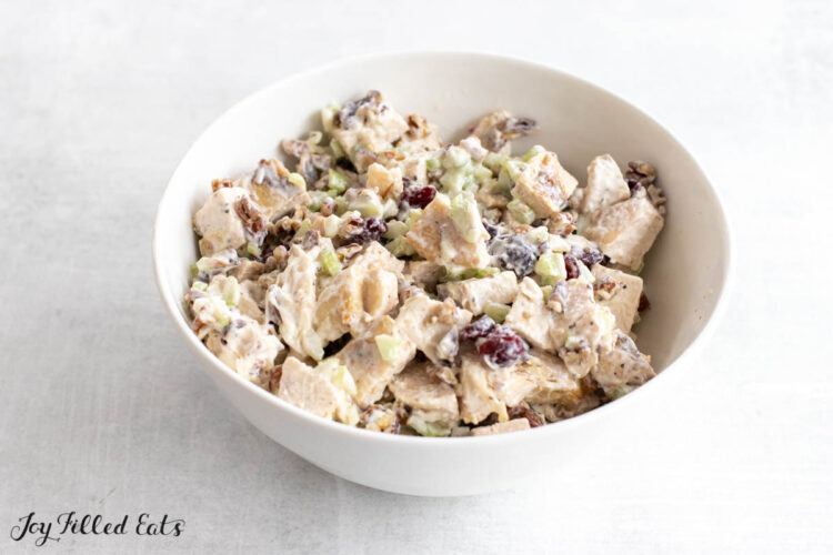 chicken salad in bowl