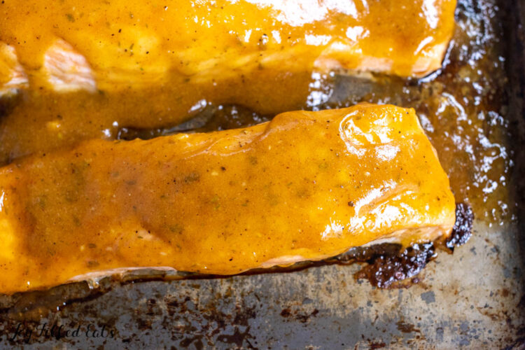 baked salmon with honey mustard sauce
