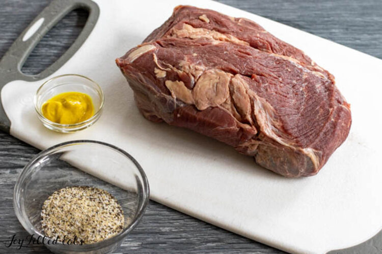 ingredients on cutting board and in bowls